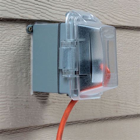 electric box outdoor|outside electrical outlet boxes.